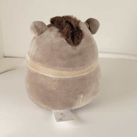 Squishmallows Ronnie Cow Plush 5" Brown Fuzzy Hair Kellytoy Jazwares With Tag - Picture 8 of 11